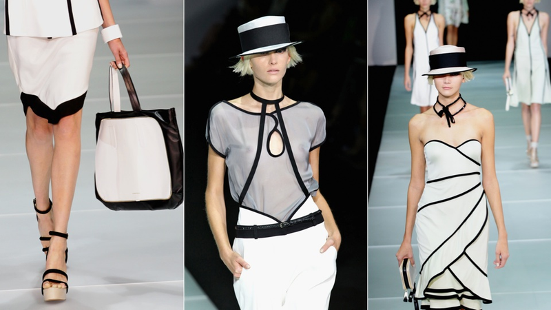 Illustration for article titled Armani Is Black & White & Sharp All Over